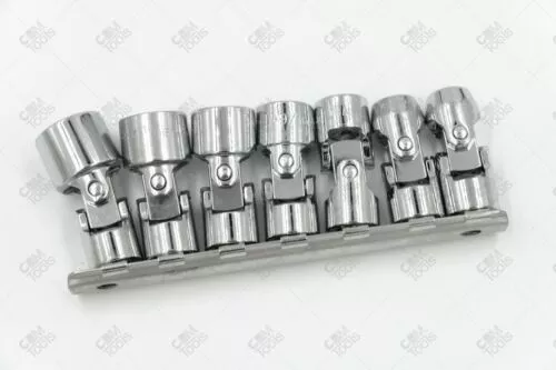SK Hand Tools 4607 7pc 3/8" Dr. 6pt Flex Fractional Socket Set NOS USA MADE