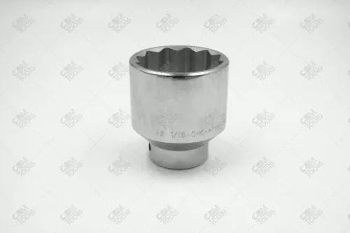 SK Hand Tools 47166 3/4" Dr. 2-1/16" 12pt Standard Fractional Chrome Socket