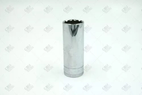SK Hand Tools 48024 1/2" Dr. 24mm 12pt Deep Metric Chrome Socket
