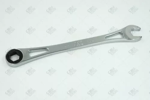 SK Hand Tools 80012 18mm 6pt X-Frame Ratcheting Combination Wrench