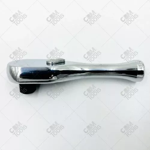 SK Hand Tools 80201 3/8" Dr Low Profile 90 Tooth Ratchet (4in) USA MADE