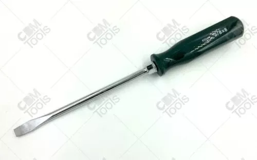 SK Hand Tools 81004 3/8" x 8" SureGrip Slotted Screwdriver