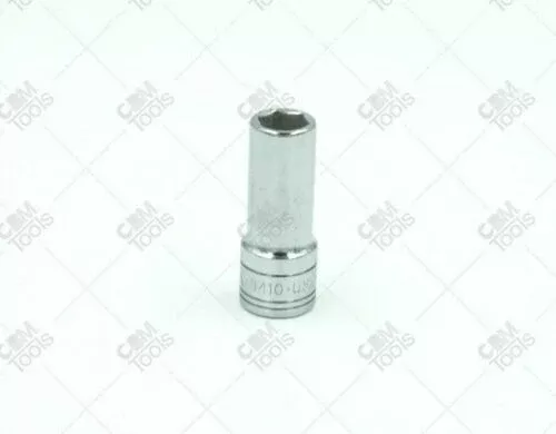 SK Hand Tools 8410 3/8" Dr. 10mm 6pt Deep Metric Chrome Socket