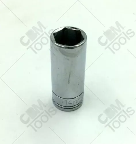 SK Hand Tools 8414 14mm 3/8" Drive 6pt Deep Socket USA MADE