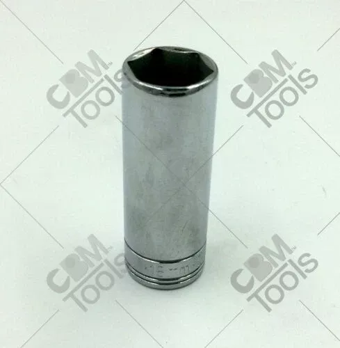 SK Hand Tools 8418 18mm 3/8" Drive 6pt Deep Chrome Socket