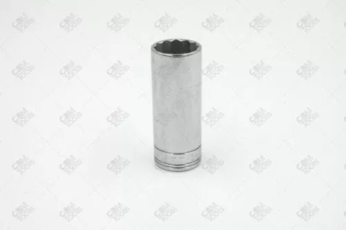 SK Hand Tools 8439 3/8" Dr. 19mm 12pt Deep Metric Chrome Socket