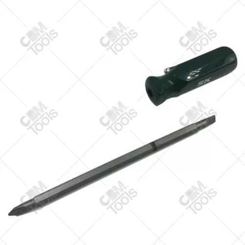 SK Hand Tools 85112 2-in-1 SureGrip Pocket Screwdriver