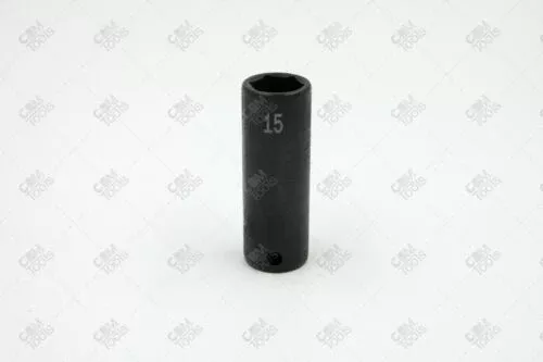 SK Hand Tools 8935 3/8" Dr. 15mm 6pt Deep Metric Impact Socket