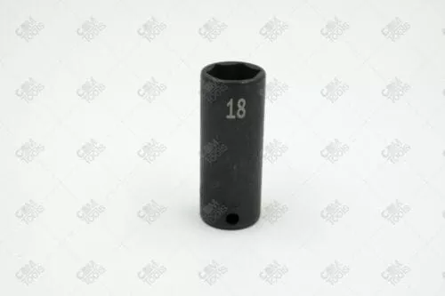 SK Hand Tools 8938 3/8" Dr. 18mm 6pt Deep Metric Impact Socket