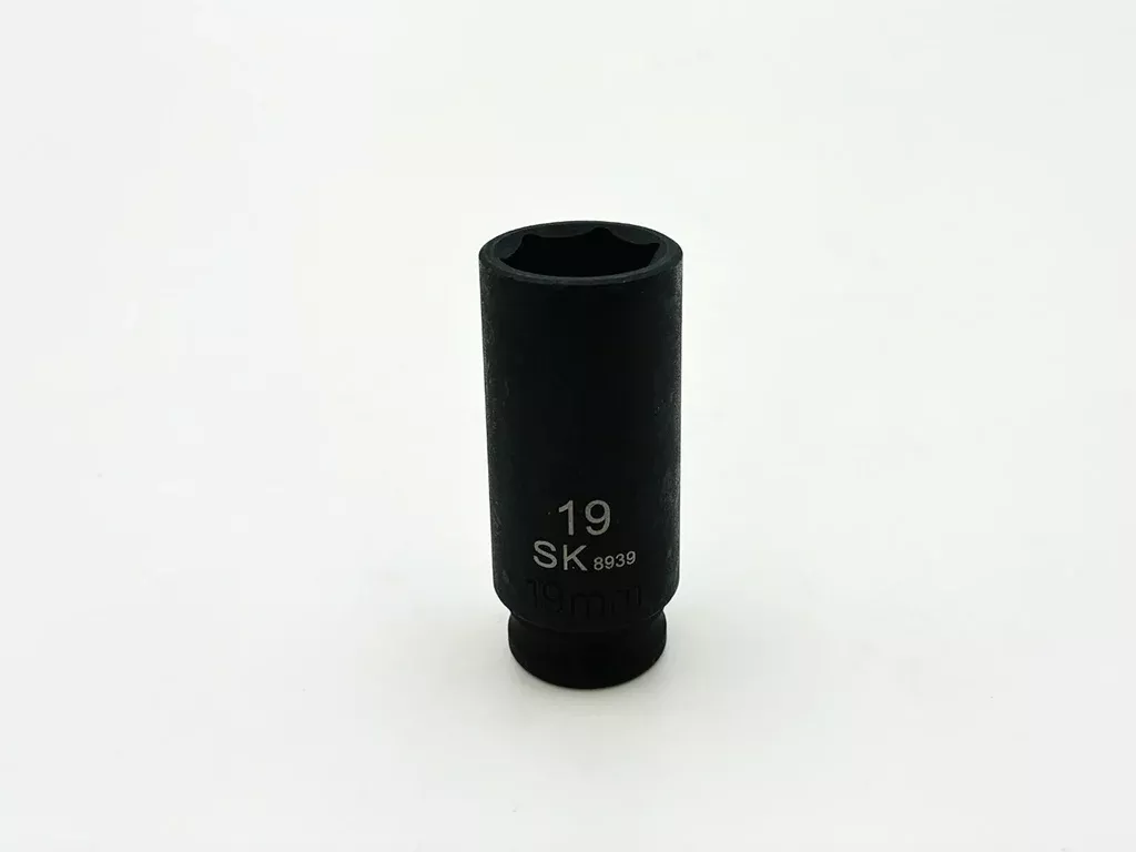 SK Hand Tools 8939 3/8" Dr. 19mm 6pt Deep Metric Impact Socket