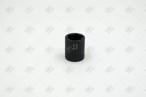 SK Hand Tools 8968 3/8" Dr. 18mm 6pt Standard Metric Impact Socket