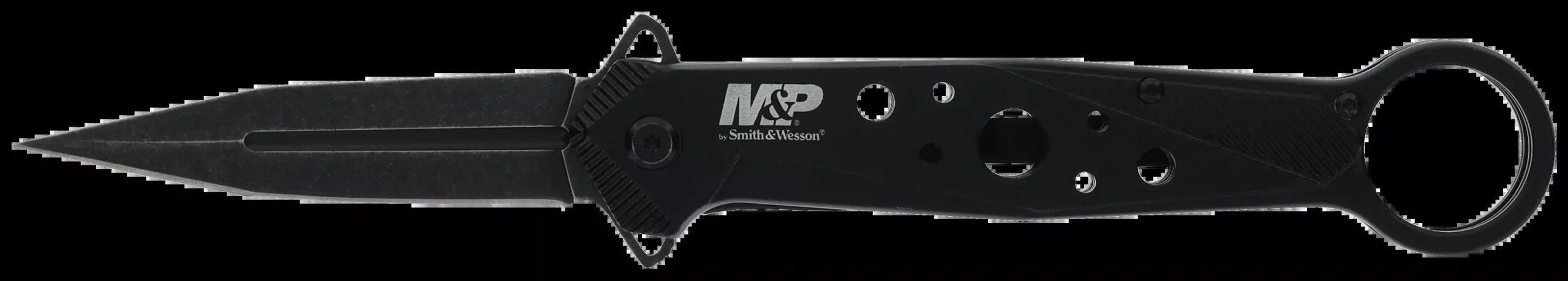 Smith & Wesson Knives 1193183 M&P Folding Dagger Folding Dagger Plain Black 8Cr13MoV SS Blade
