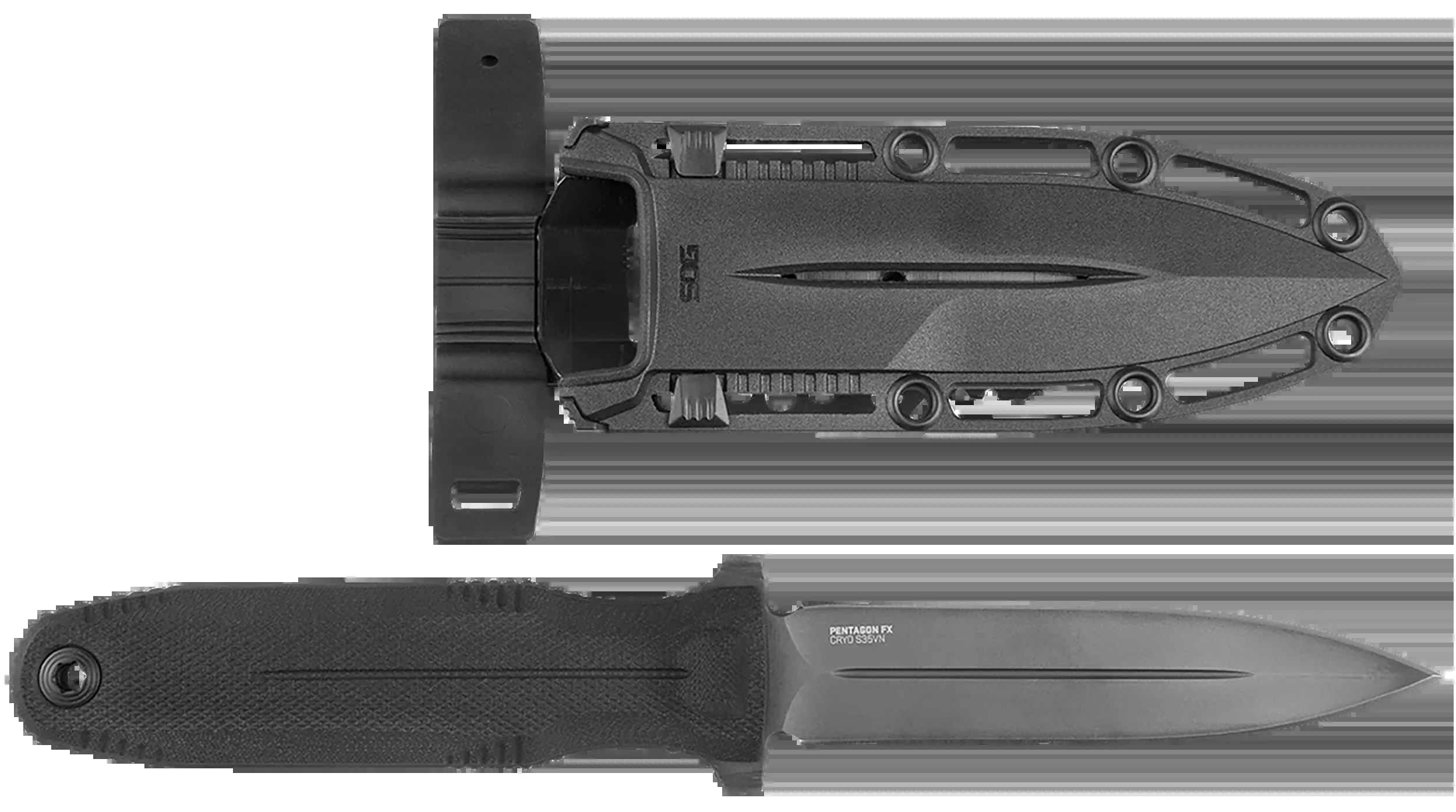 Sog Pentagon Fx 4.77" Blackout