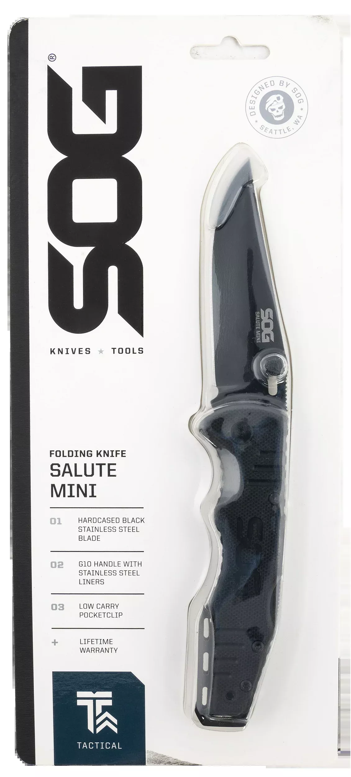 Sog Salute Mini 3.1" Black Oxide