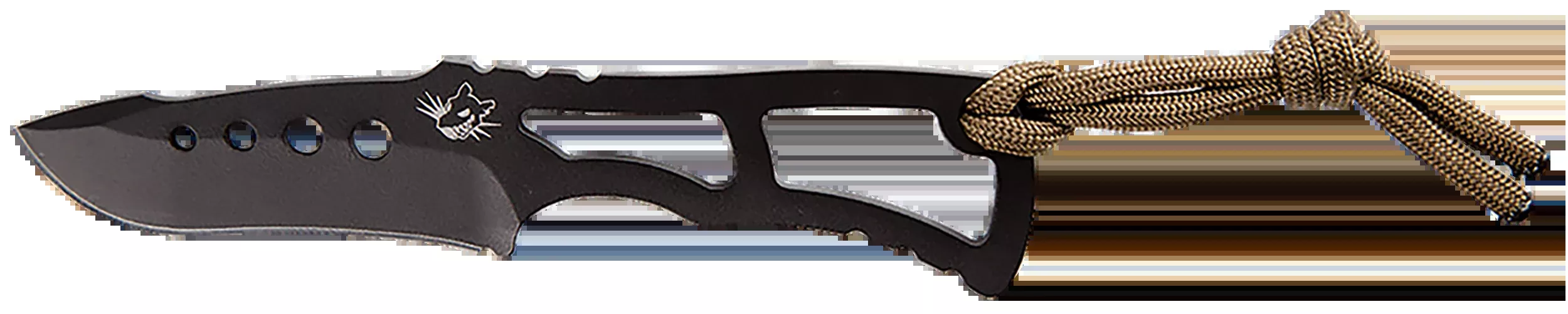 Southern Grind SG04030100 VerminFixed Drop Point Plain Black S35VN SS Blade Includes Lanyard/Sheath