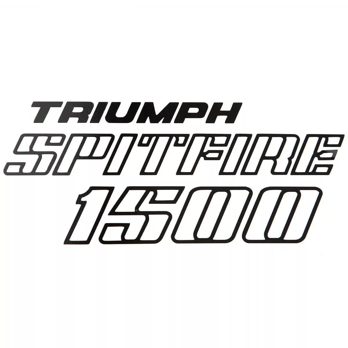spitfire-ykc1456 Trunk Emblem Spitfire 1500 Black 1975-80