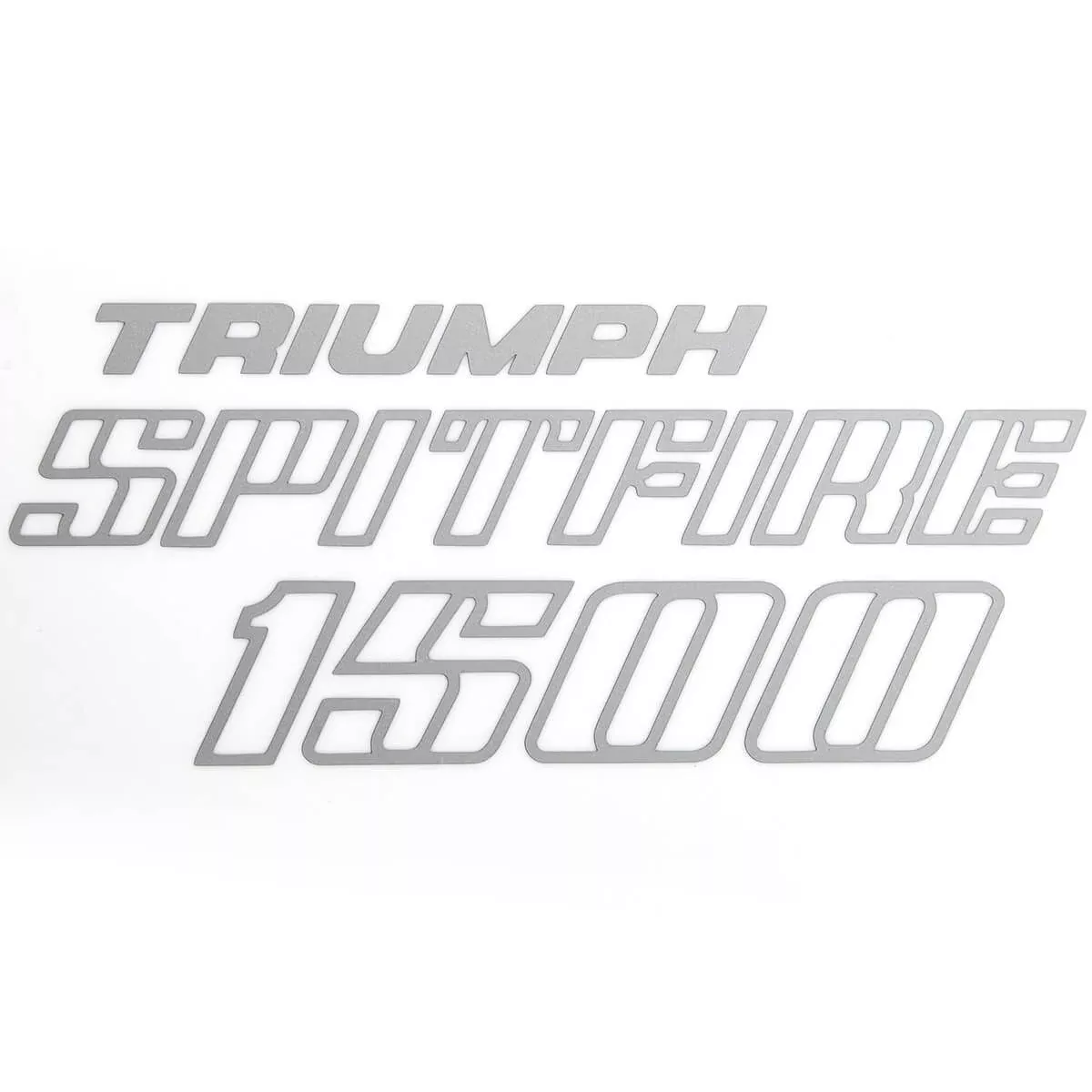 spitfire-ykc1457 Trunk Emblem Spitfire 1500 Silver 1975-80
