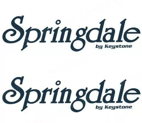 “Springdale by Keystone ” RV Decals (Set of 2) – OEM New Oracle *