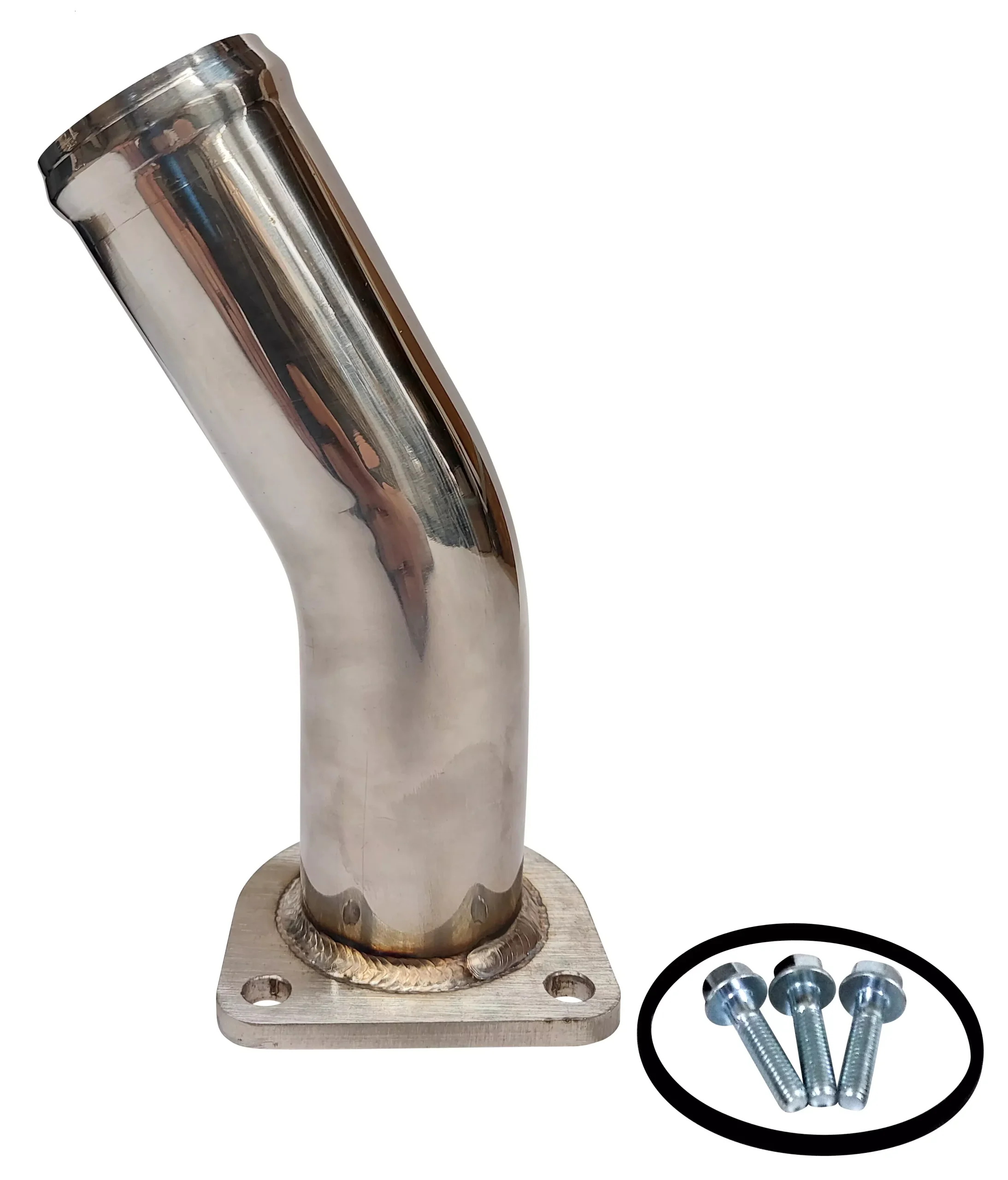 Stainless HD Thermostat Housing Water Neck for 1994-98 Ford Powerstroke 7.3L