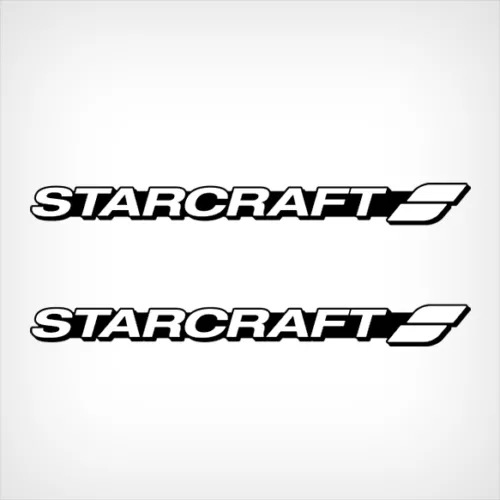 ” Starcraft ” Boat Marine Decals (Set of 2) – OEM New Oracle