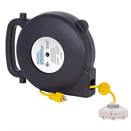 StarTech 849877 12 Gauge Abs Retractable Extension Cord Reel (40 Ft)