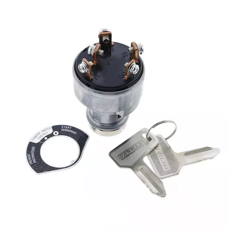 Stater Switch 933110-00100 933110-00200 With 301 Keys for Yanmar C50R C60R C80R B08-3 3TNV76 3TNE74