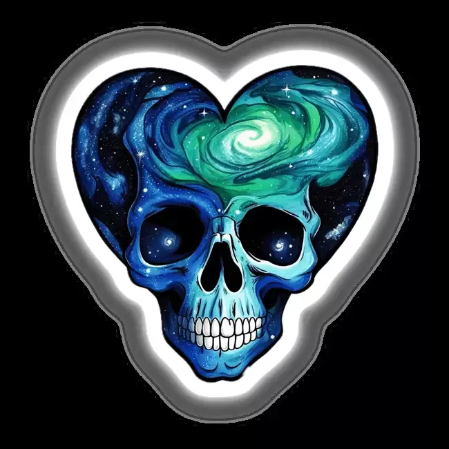 Stellar Heart Skull