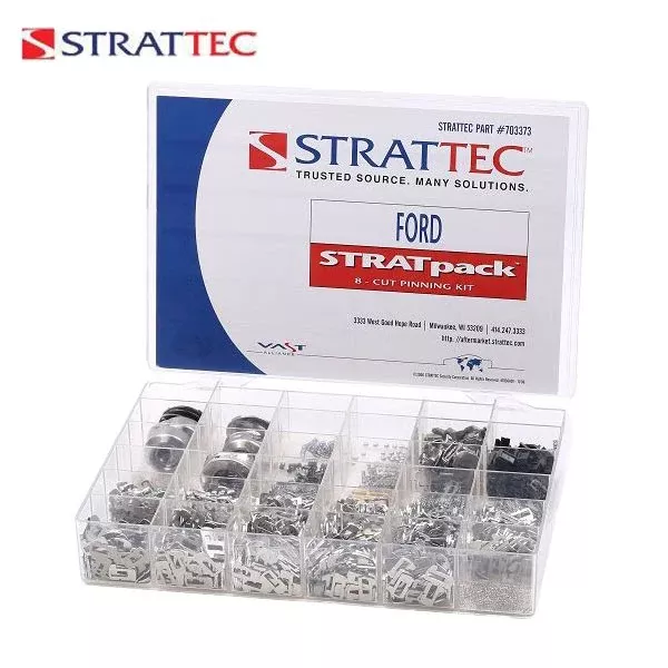 Strattec - 703373 - 1995-2021 Ford - 8-Cut Tumbler Service Pinning Kit