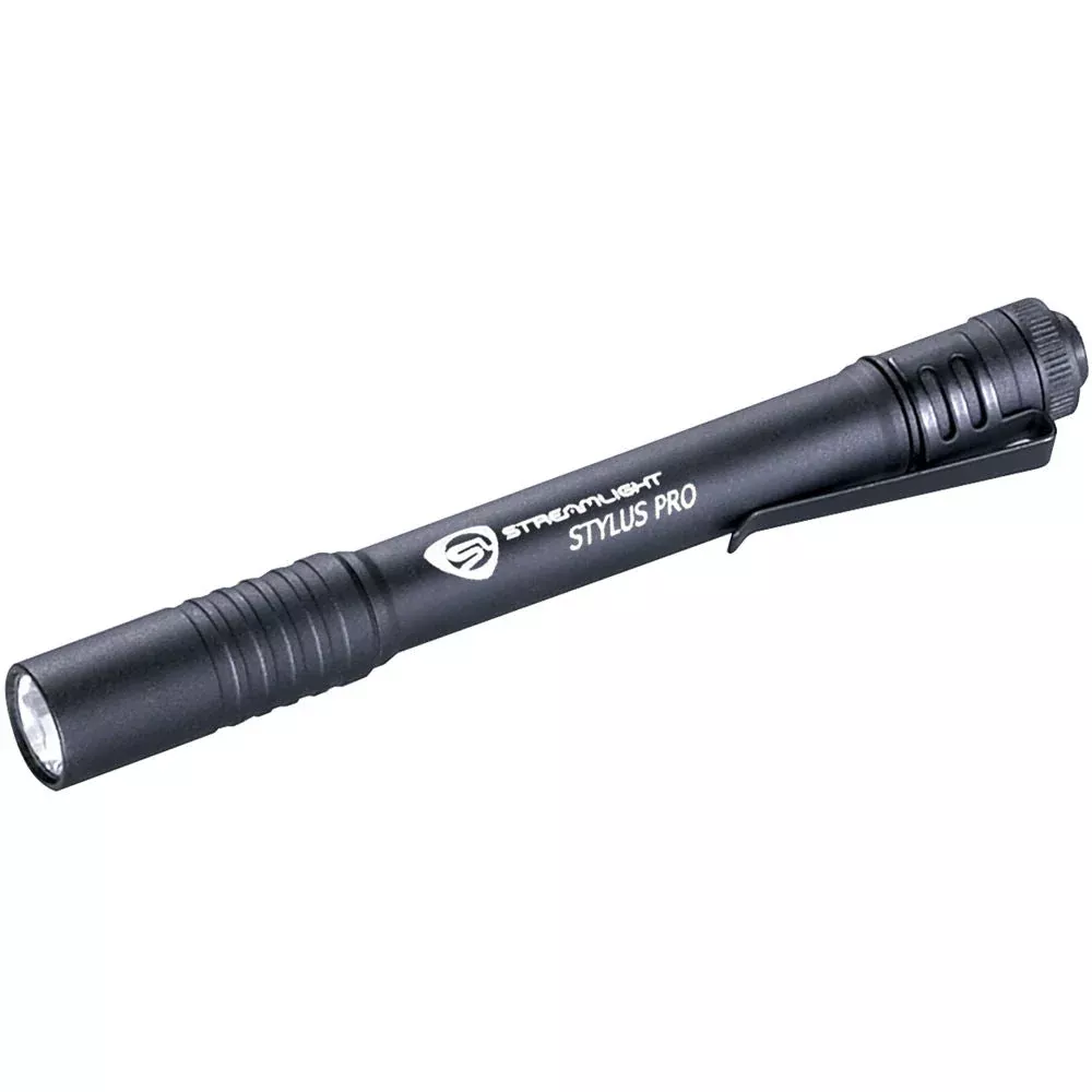 Streamlight 66118 Stylus Pro LED Clip-On Pen Light BLACK