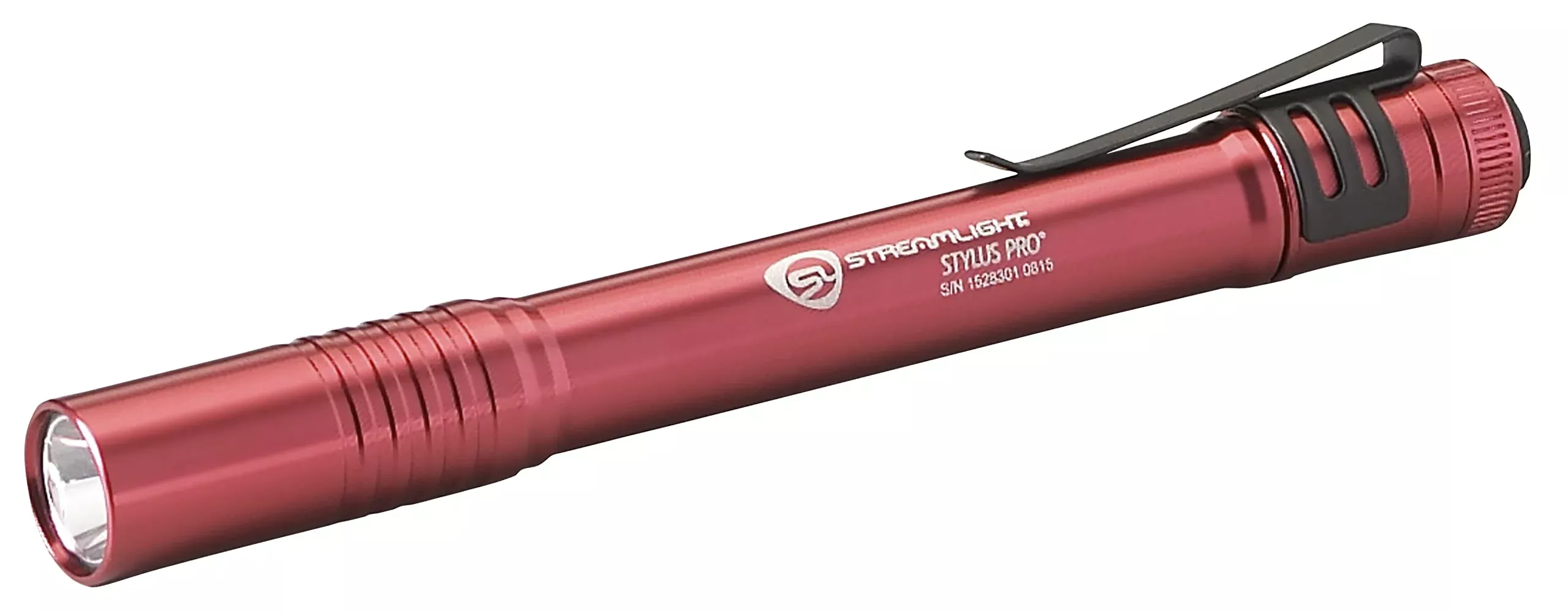 Streamlight 66120 Stylus Pro LED Pen Light w/ Clip RED