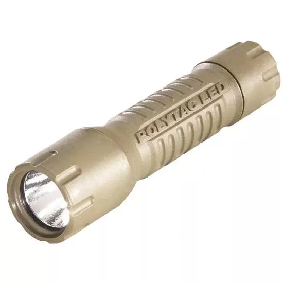Streamlight Polytac Flashlight White LED with Batteries (2 CR123A Lithium) Polymer