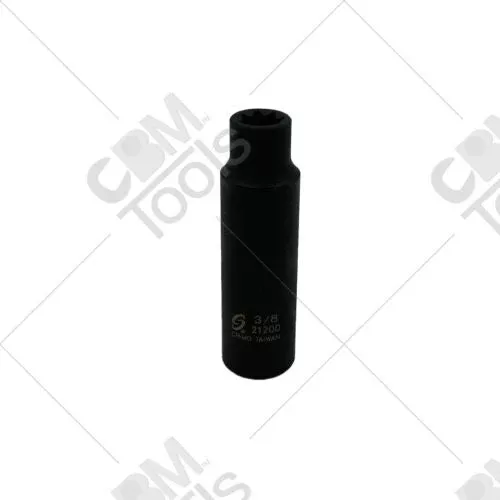 Sunex 212QD 1/2" Drive 3/8" 8 Point Internal Star Deep Impact Socket