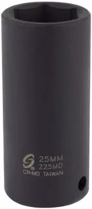Sunex 225MD 1/2" Drive Deep 25mm Impact Socket (China)