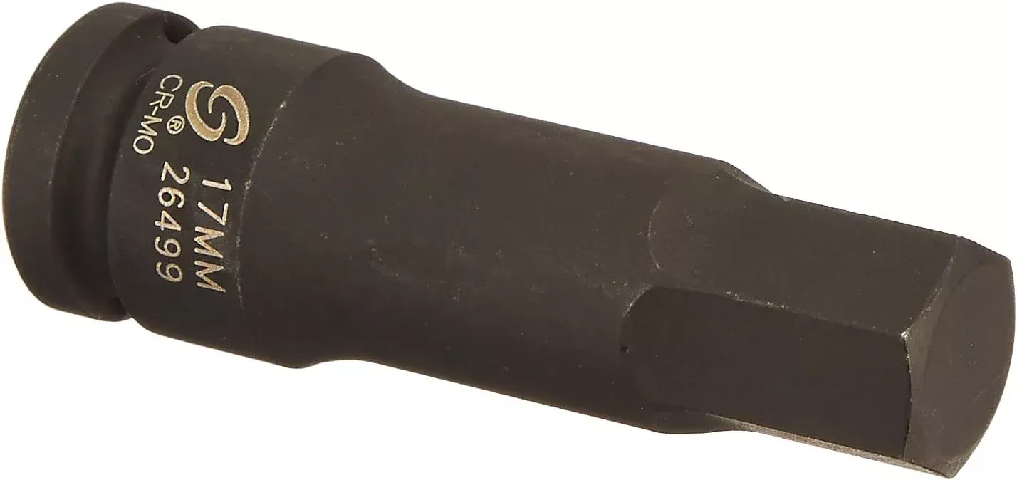Sunex 26499 1/2" Drive 17mm Hex Impact Bit