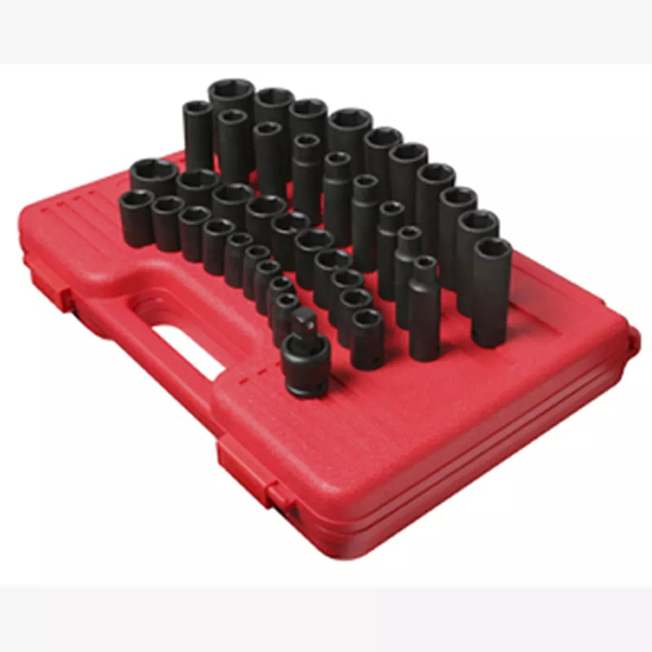 Sunex 2669 39pc 1/2" Dr. Metric Master Standard and Deep Socket Set