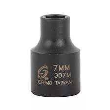 Sunex 307M 3/8" Drive 7mm Standard Impact Socket