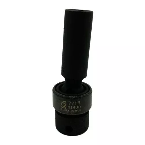 Sunex 314UD 3/8" Drive 7/16" Deep U-Joint Impact Socket