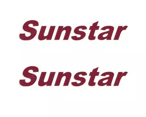 “Sunstar by Winnebago ” RV Decals (Set of 2) – OEM New Oracle *