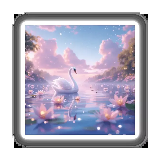 The Swan Princess and Her Serene Lake