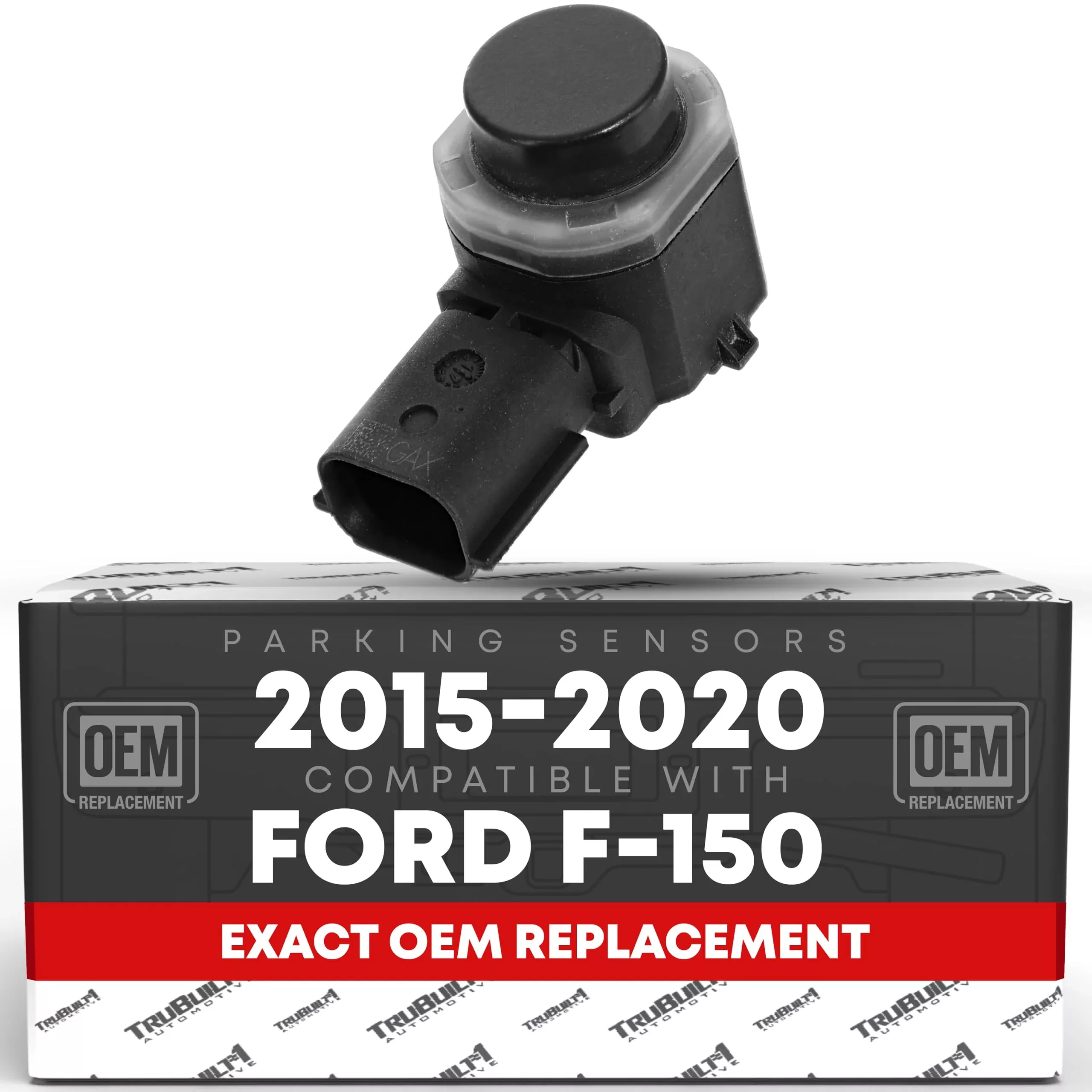 T1A Car Parking Sensors - Compatible with 2015-2020 Ford F-150 Super Duty - Front or Rear Bumper Parking Aid Sensor, Backup Reverse Parking Assist Kit - OEM FL3-Z15K859-AAPTM, HC3Z15K859A