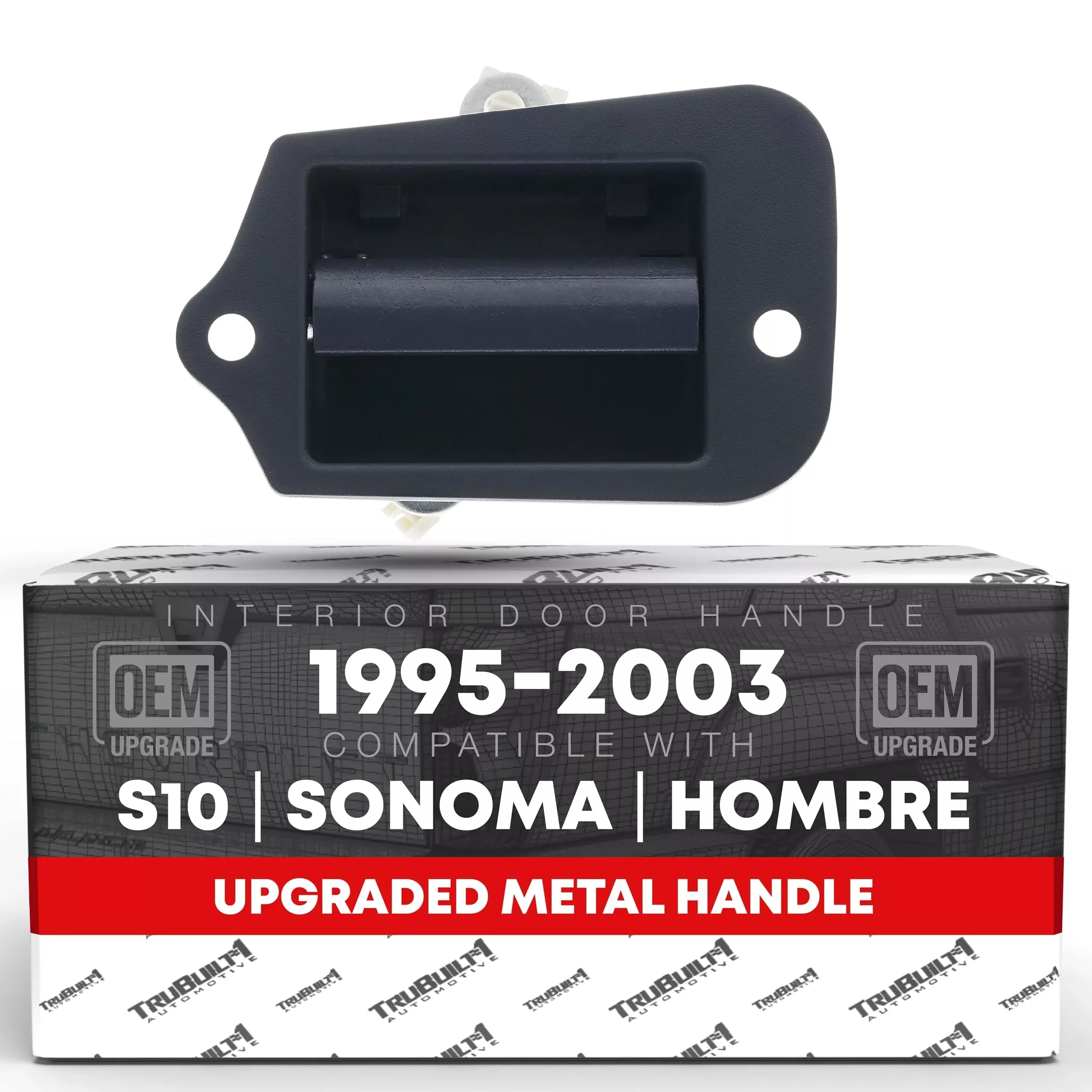 T1A Extended Cab Door Handle, Upgraded Metal, Rear Driver Door Handle - Compatible with 1996-2000 Chevrolet S10, 01-03 S10; 96-00 GMC Sonoma, 01-03 Sonoma - OEM 15760310-M, 19211052, 74300