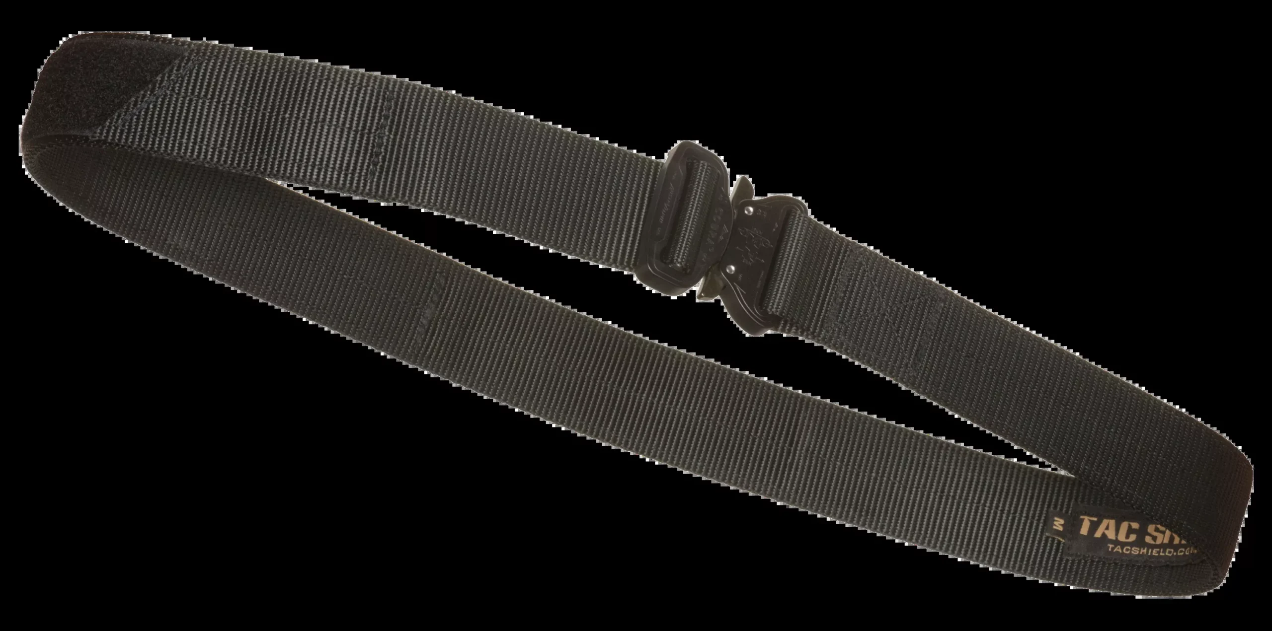 Tacshield T30SMBK Tactical Gun Belt w/ Cobra Buckle 30"-34" Webbing Black Small 1.50" Wide""