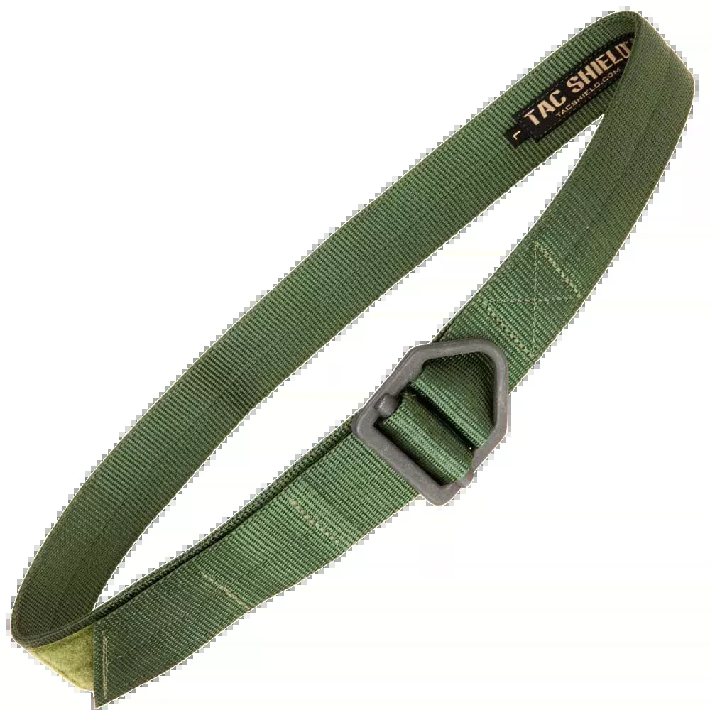 Tacshield T32XLOD Tactical Riggers Belt 38"-42" Double Wall Webbing OD Green Large 1.75" Wide""