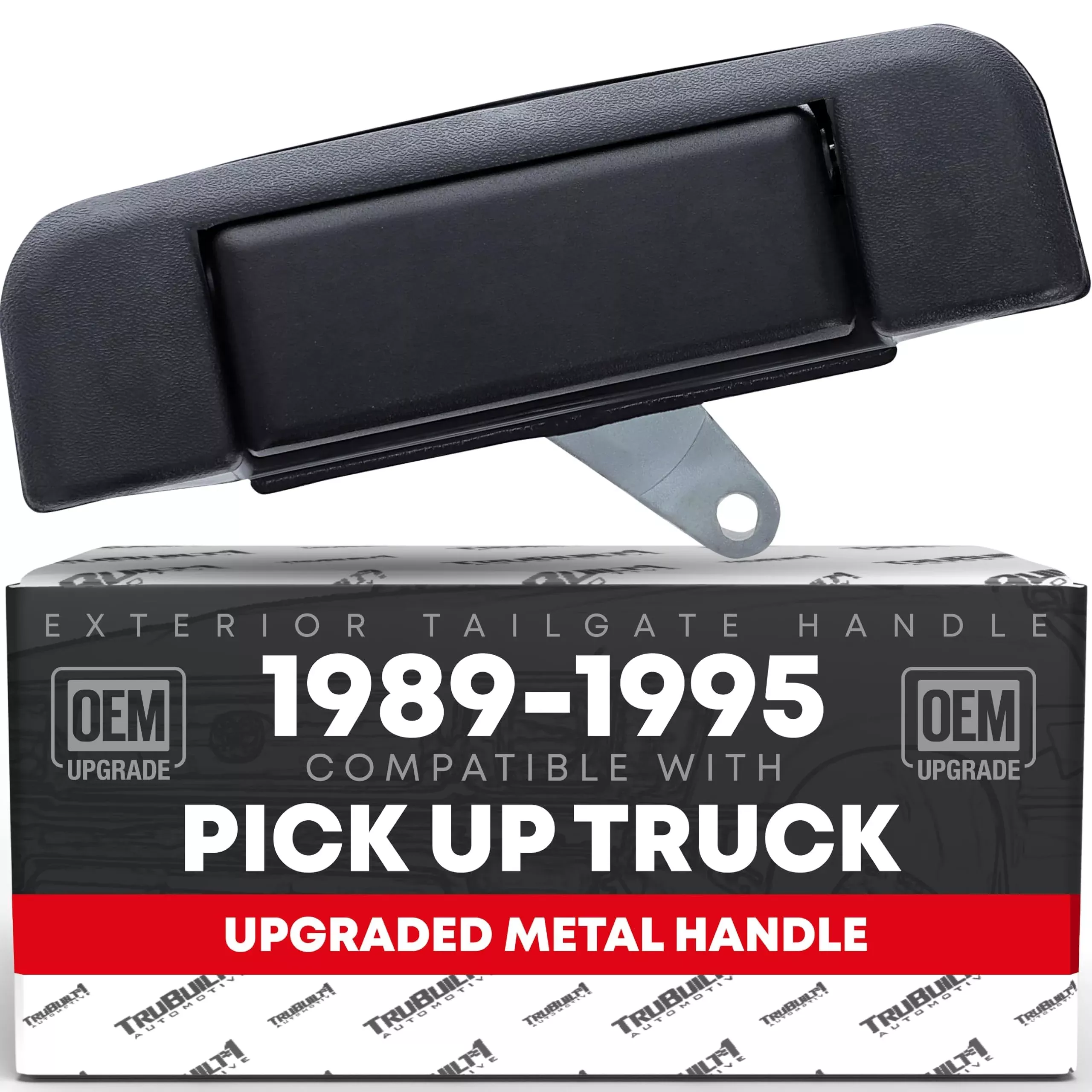 Tailgate Latch Handle Upgrated Metal Lever Compatible with 1989-1995 Toyota Pickup, 4Runner - OEM Replacement 69090-71010, 77103 - Metal Taigate Handle