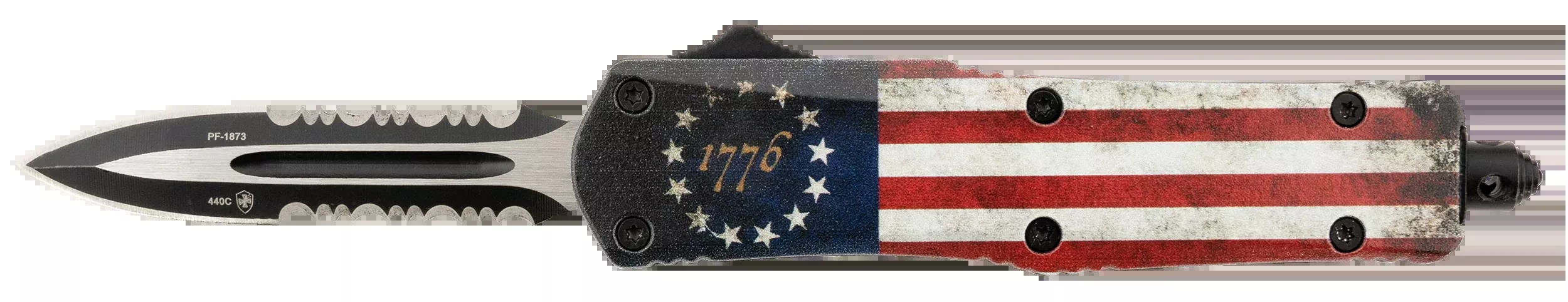 Templar Knife SBRF431 Betsy Ross FlagSmall OTF Dagger Plain