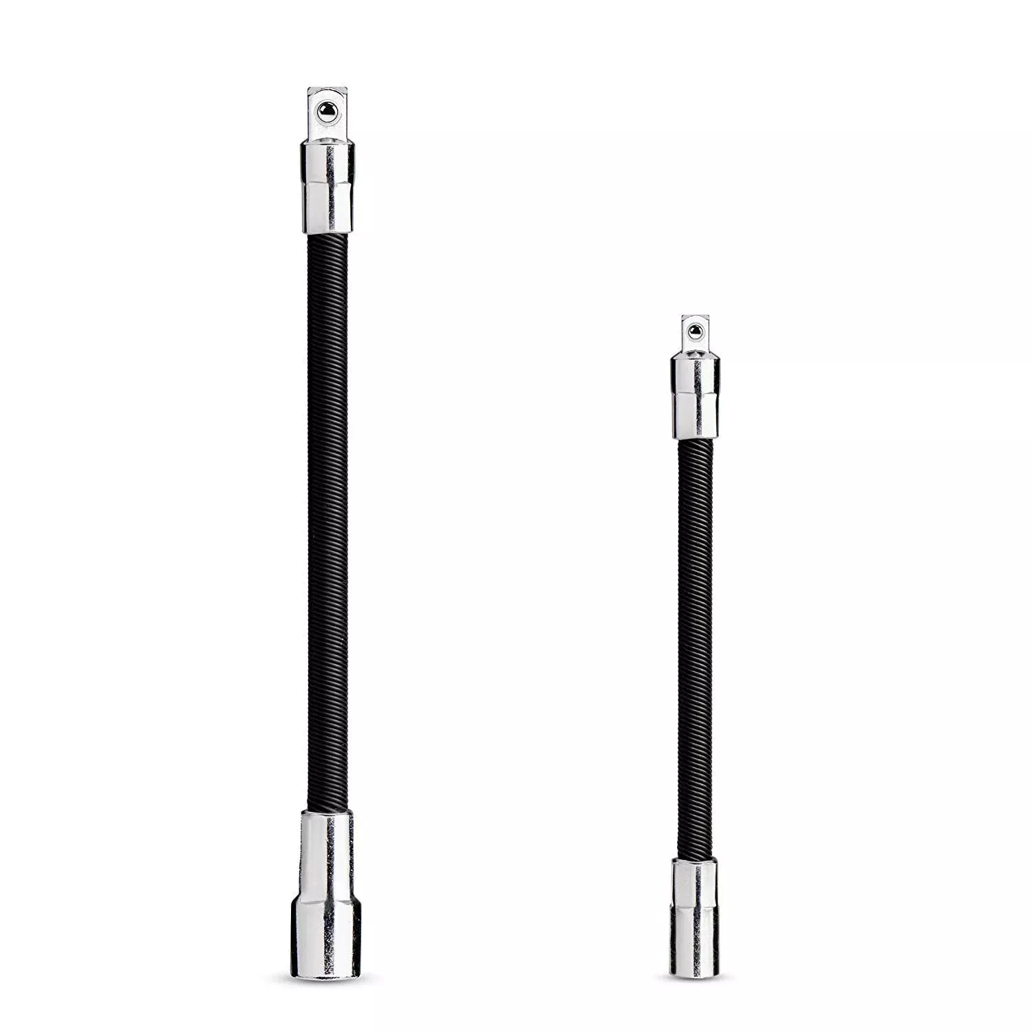 Titan 12099 2pc Flexible Extension Set (1/4" Dr. x 6" Long & 3/8" Dr. x 8" Long)
