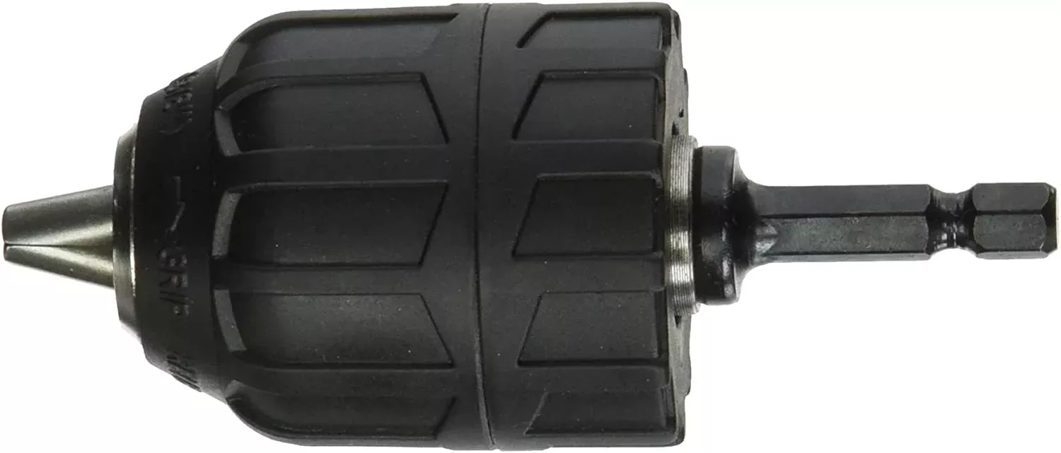 Titan 16207 1/4" Hex to 3/8" Keyless Drill Chuck Adapter