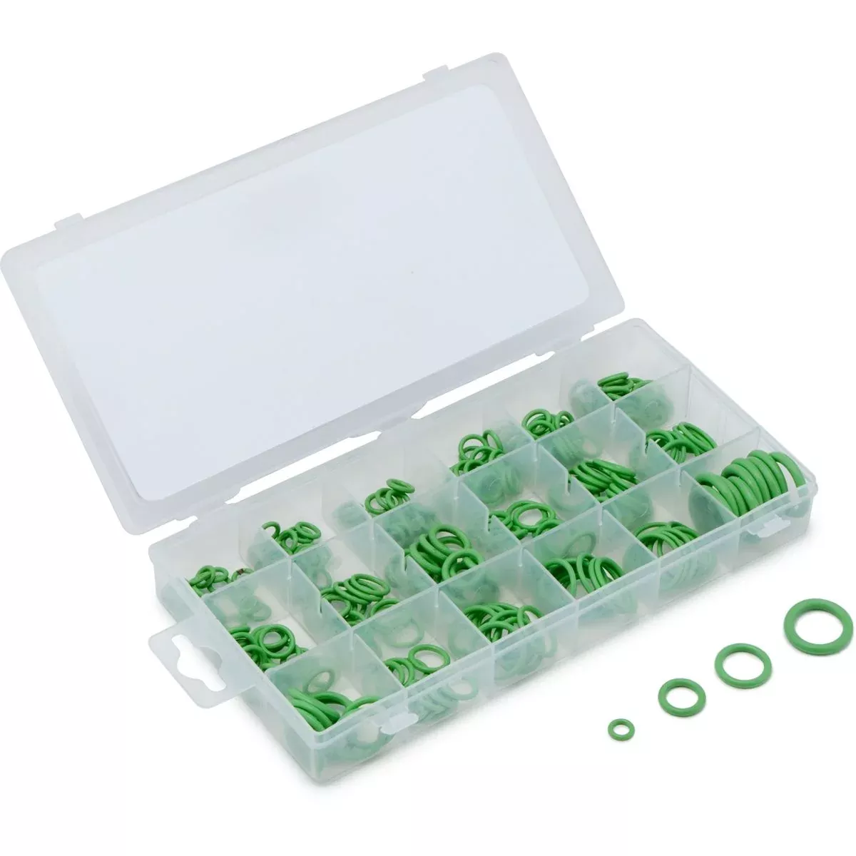 TITAN 45201 HNBR A/C O-Ring Assortment for Air Conditioning- Green Rubber R134a