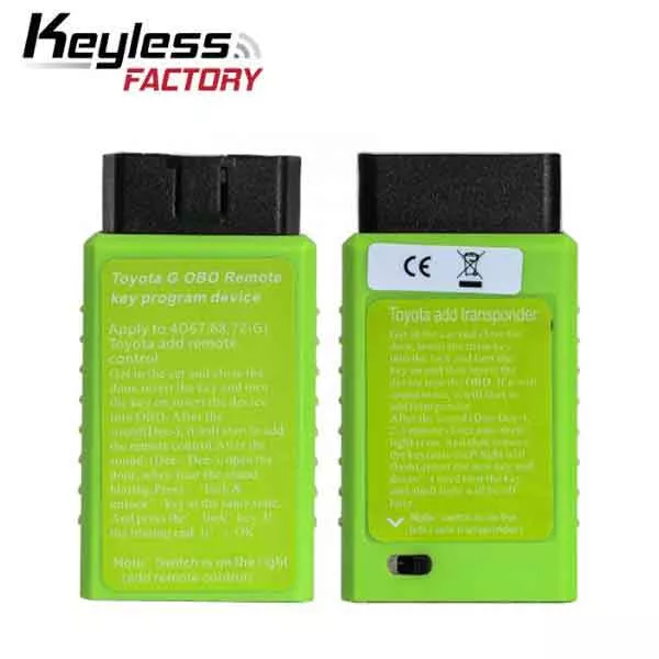 Toyota G & H Chip OBDII Programming Dongle / Remote & Transponder Programming