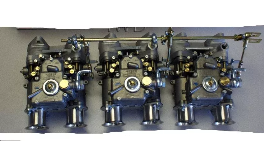 tr6-k151 triple 40 DCOE WEBER AND SU CARBURETOR CONVERSION KIT 1969-1973